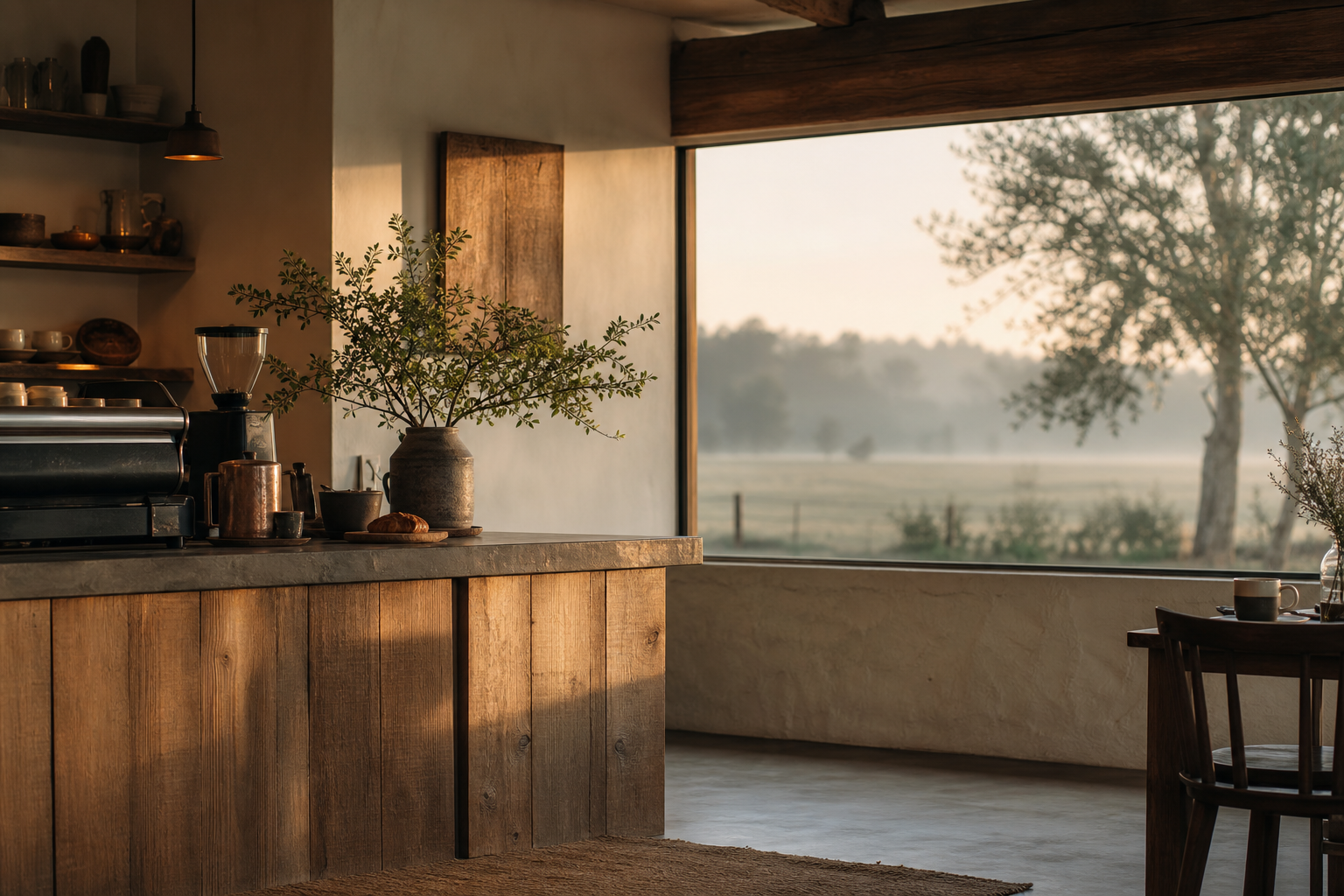Back Road Cafe concept interior